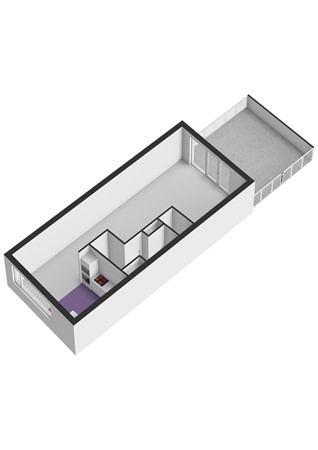 Floorplan - Jan Pettersonstraat 13, 3077 MN Rotterdam